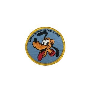 Vintage Disney Patch. Pluto Walt Disney Productions